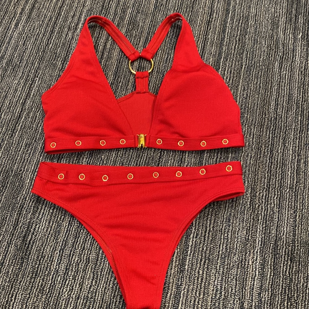 Gold studded bikini